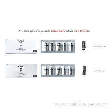 Veiik e cigarette with 2ml replaceable pods vaper